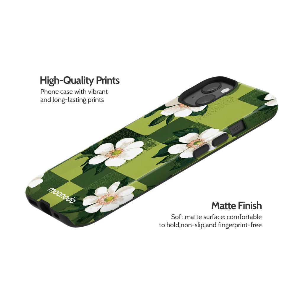 Emerald Bloom - iPhone 13 Case