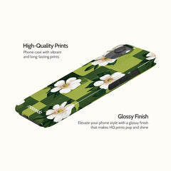 Emerald Bloom - iPhone 13 Case