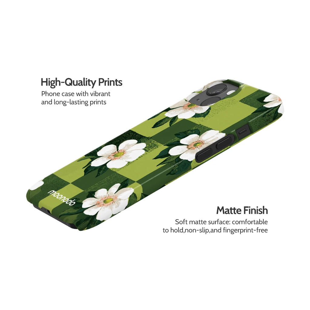 Emerald Bloom - iPhone 13 Case