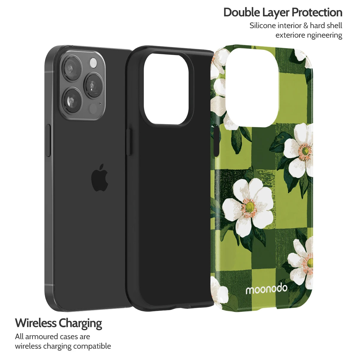 Emerald Bloom - iPhone 13 Pro Case