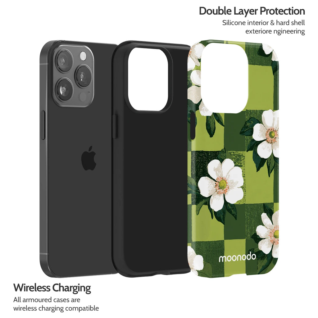 Emerald Bloom - iPhone 13 Pro Case