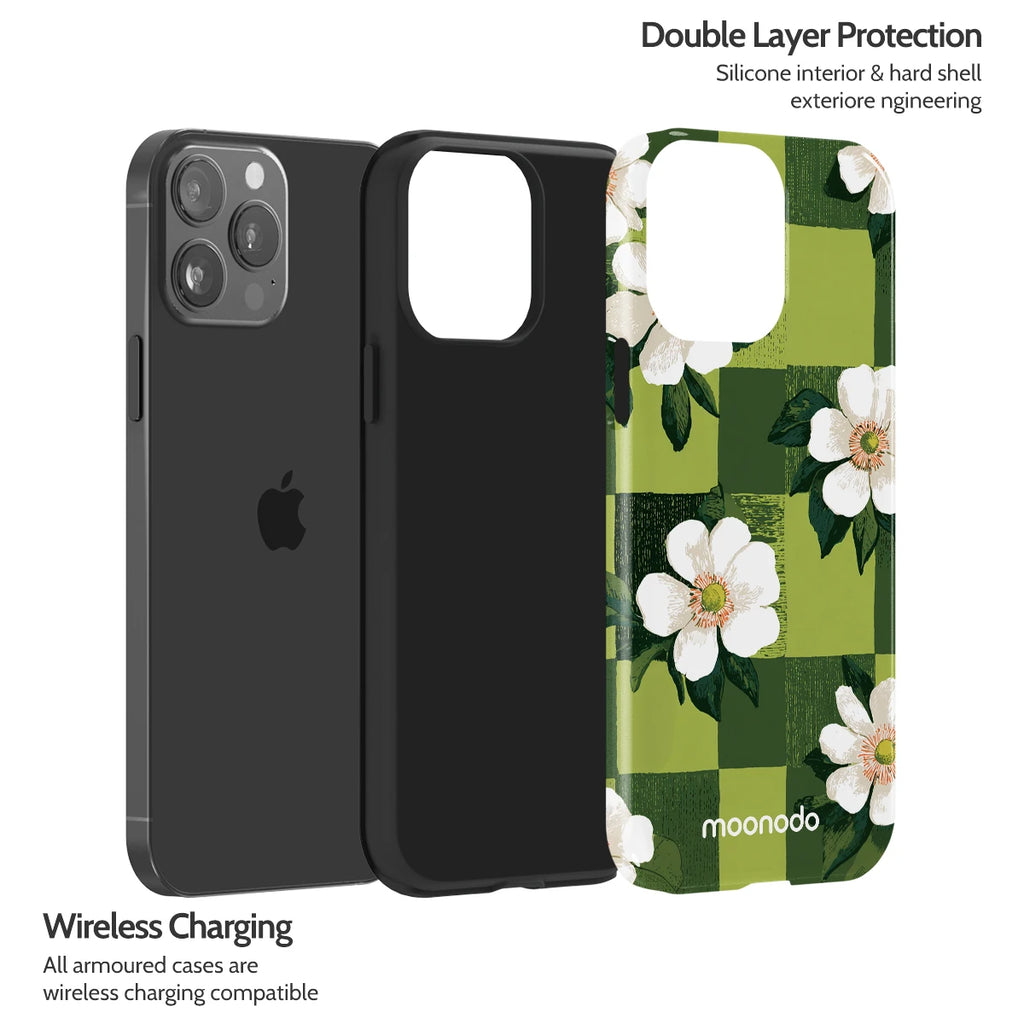 Emerald Bloom - iPhone 13 Pro Max Case