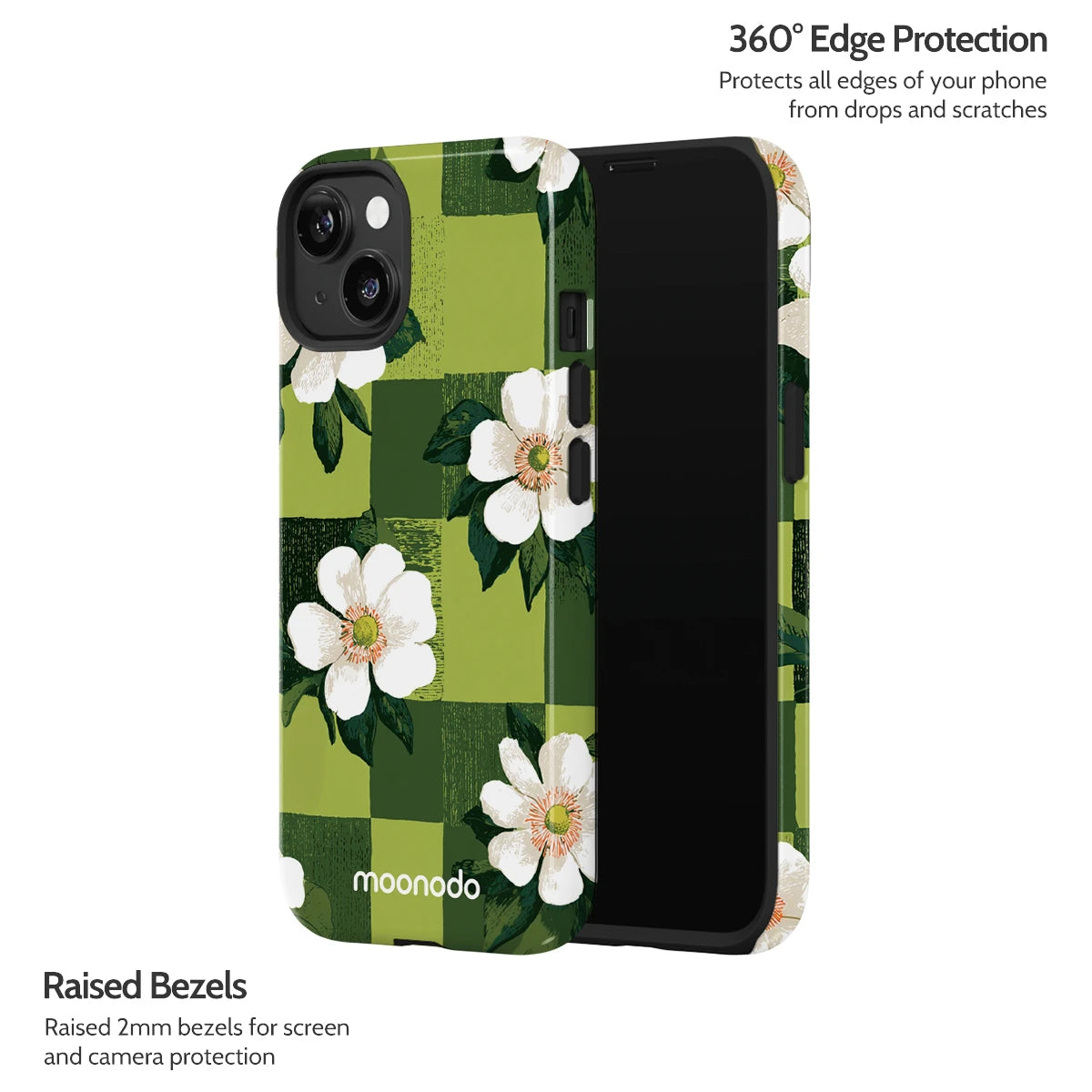 Emerald Bloom - iPhone 14 Case