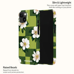 Emerald Bloom - iPhone 14 Case