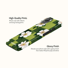 Emerald Bloom - iPhone 14 Case