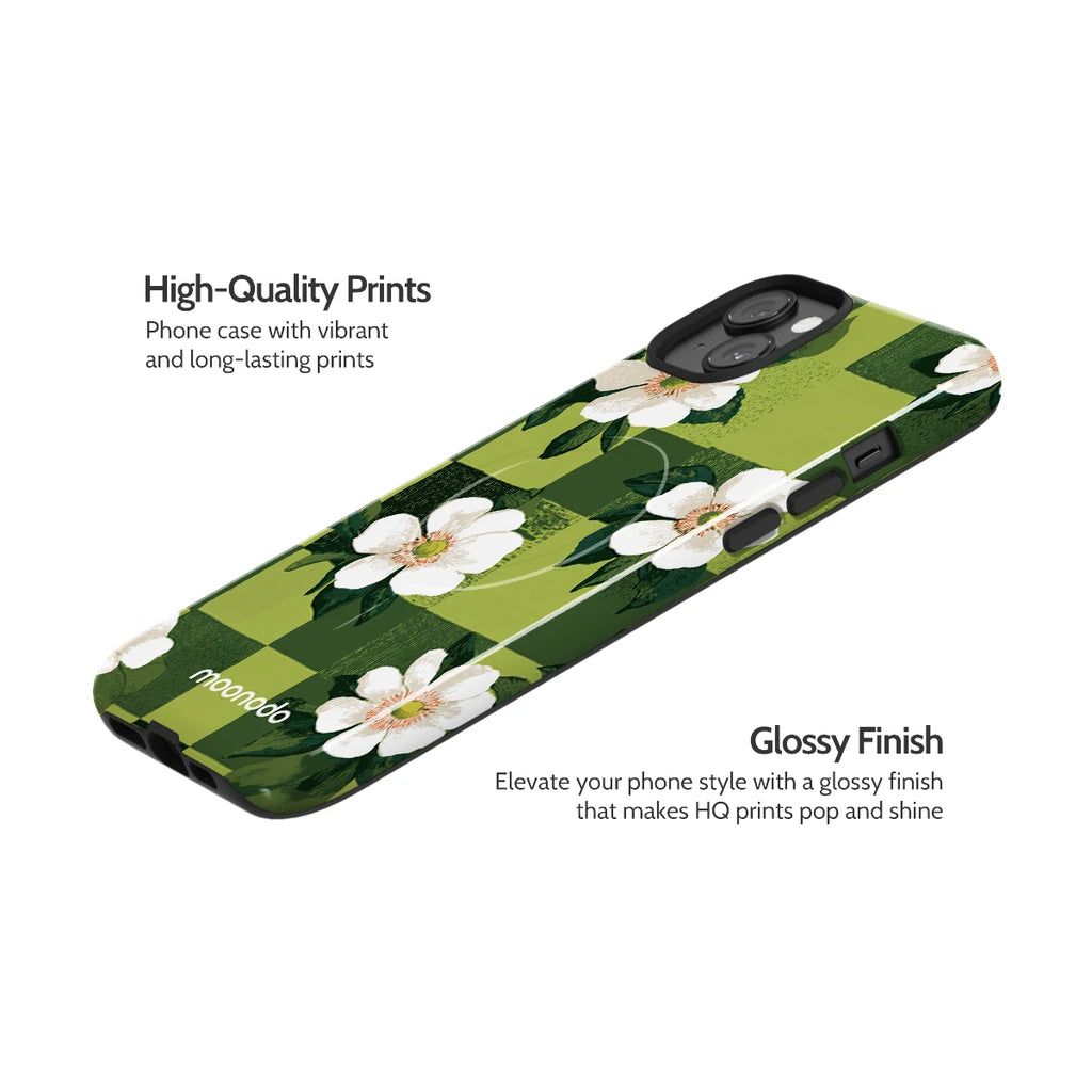 Emerald Bloom - iPhone 14 Plus Case