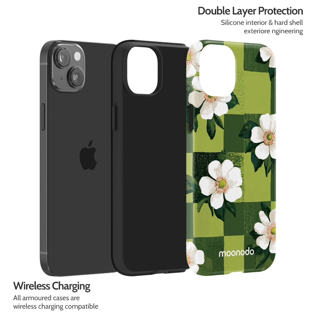 Emerald Bloom - iPhone 14 Plus Case