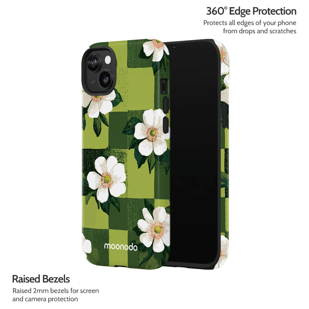 Emerald Bloom - iPhone 14 Plus Case