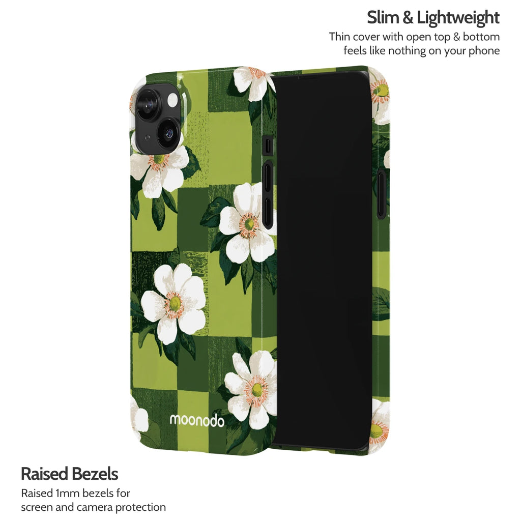 Emerald Bloom - iPhone 14 Plus Case