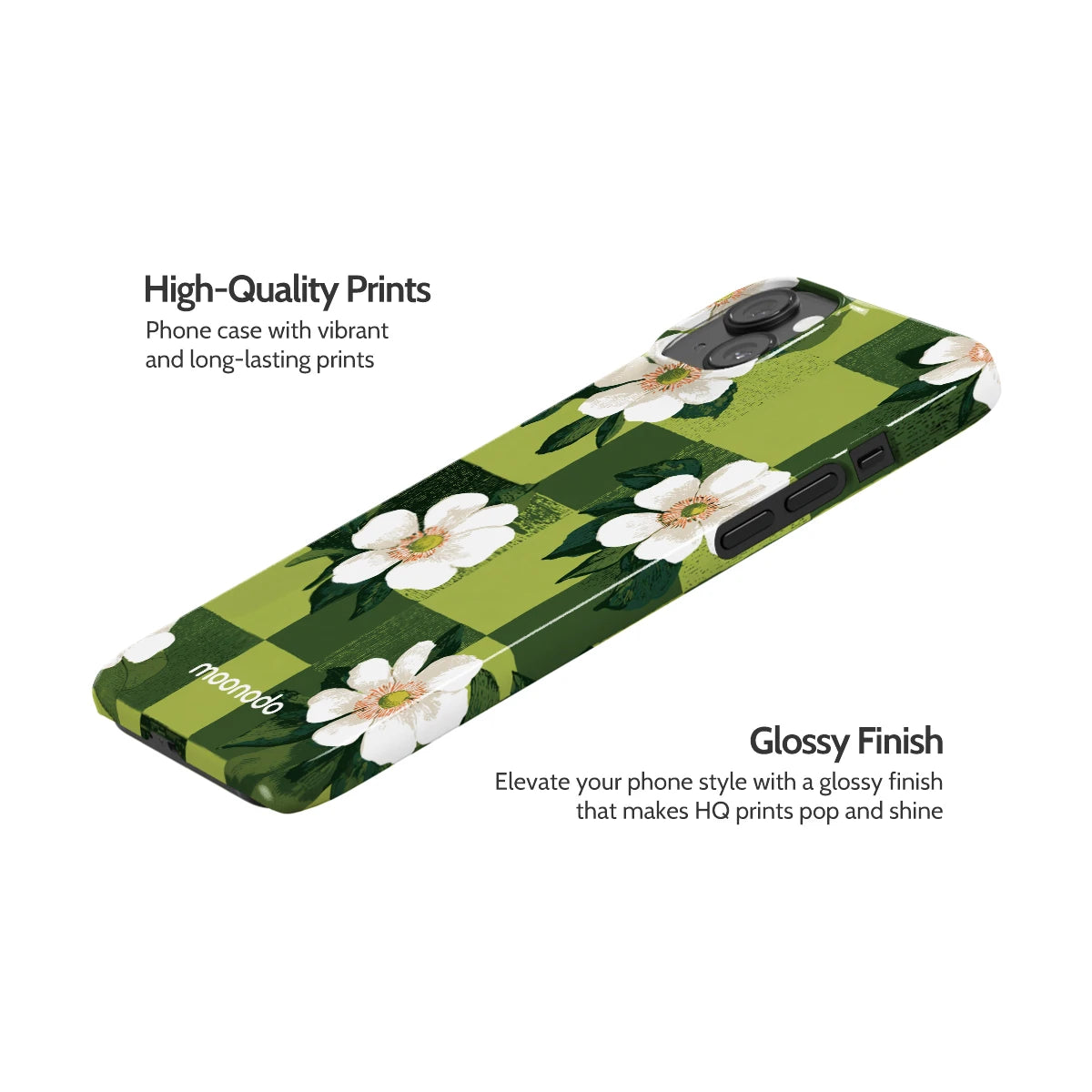 Emerald Bloom - iPhone 14 Plus Case