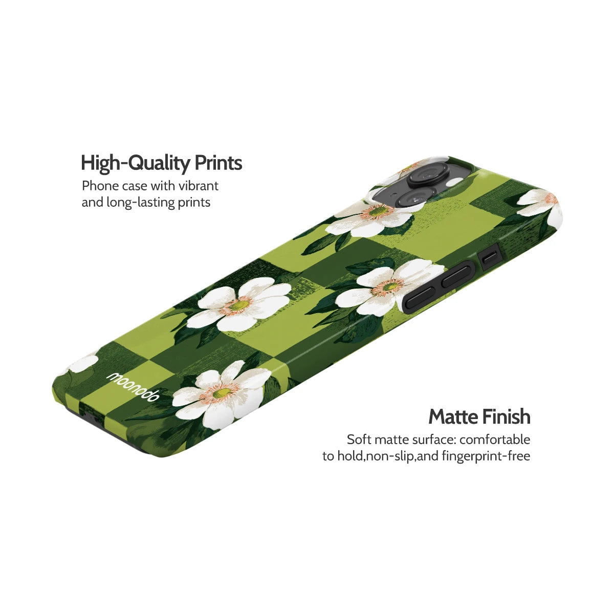 Emerald Bloom - iPhone 14 Plus Case