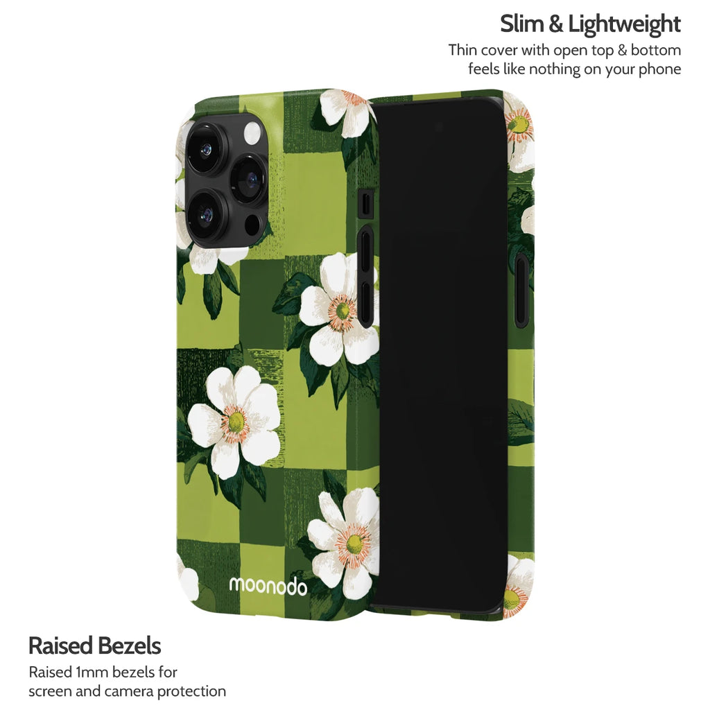 Emerald Bloom - iPhone 14 Pro Case
