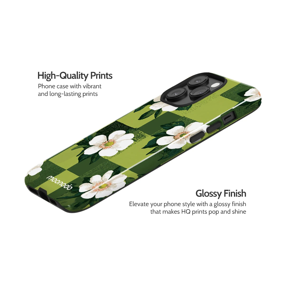 Emerald Bloom - iPhone 14 Pro Max Case