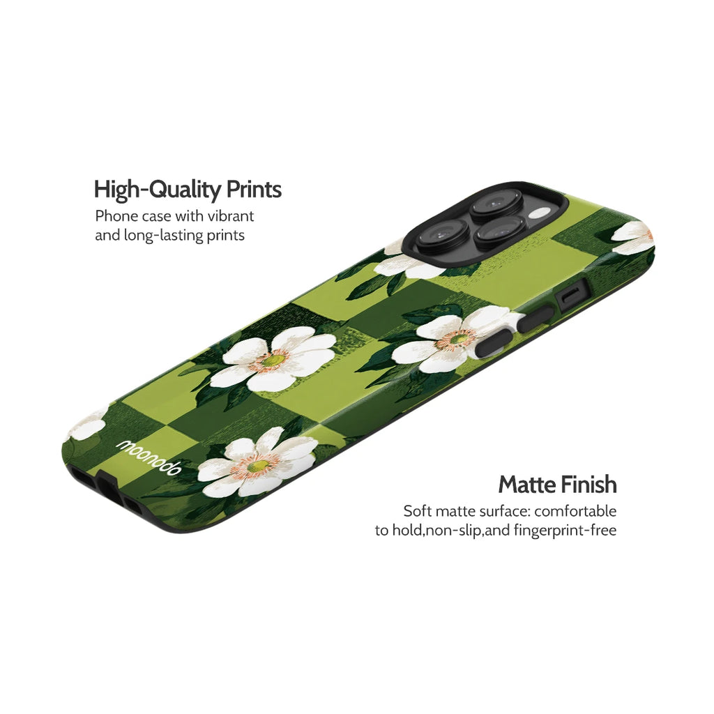 Emerald Bloom - iPhone 14 Pro Max Case