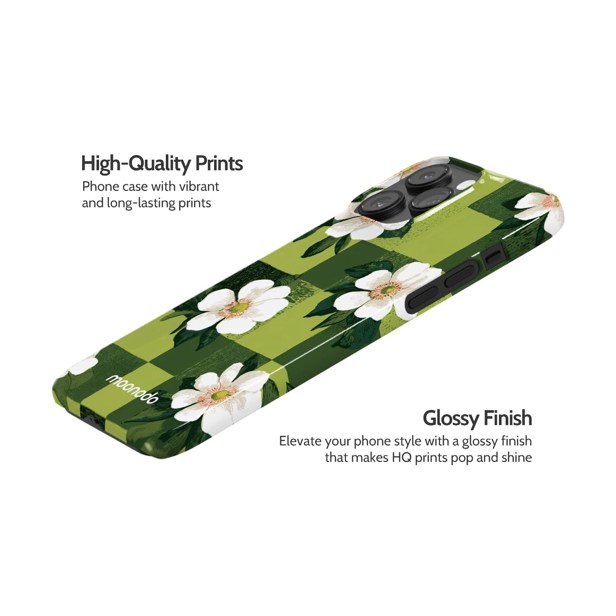Emerald Bloom - iPhone 14 Pro Max Case