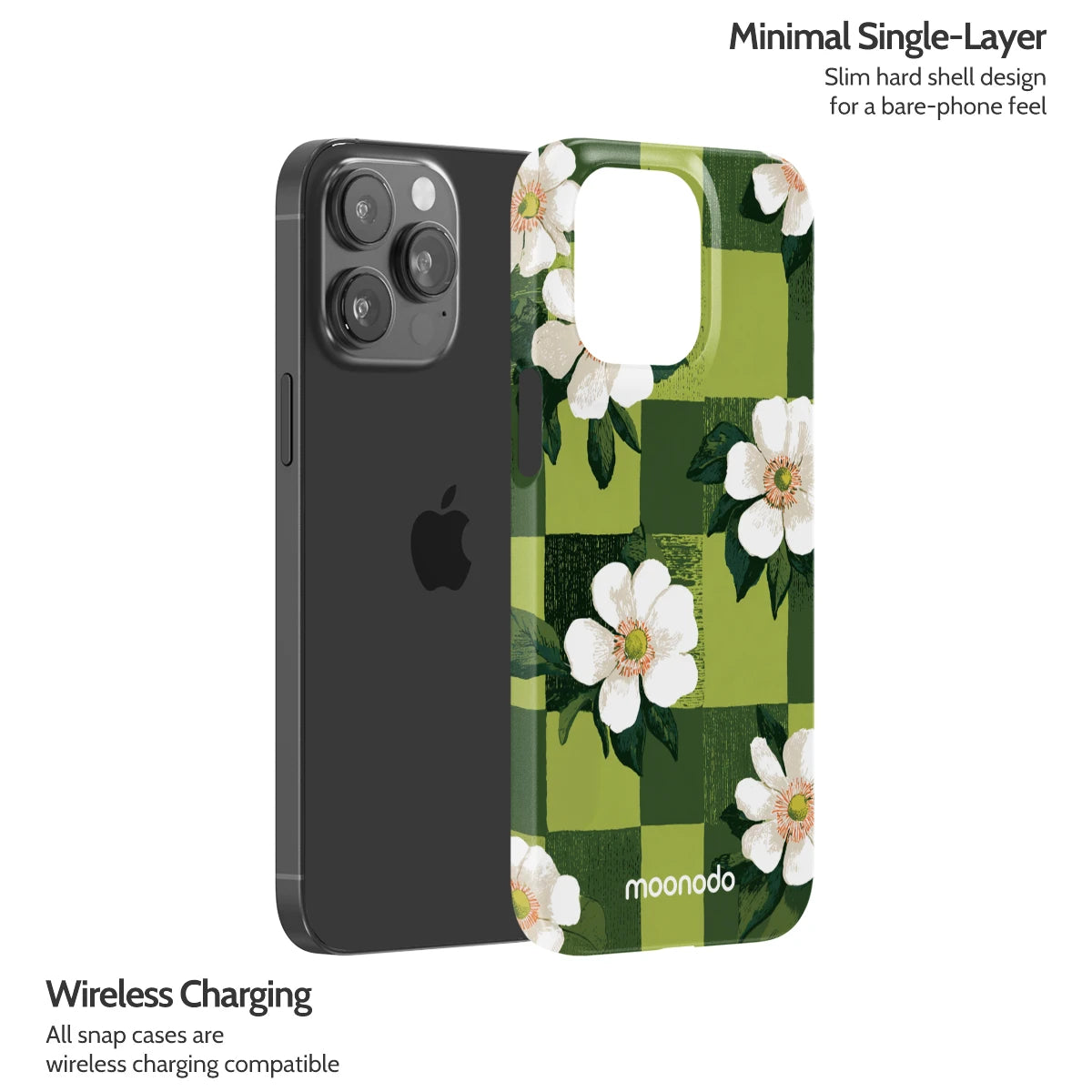 Emerald Bloom - iPhone 14 Pro Max Case