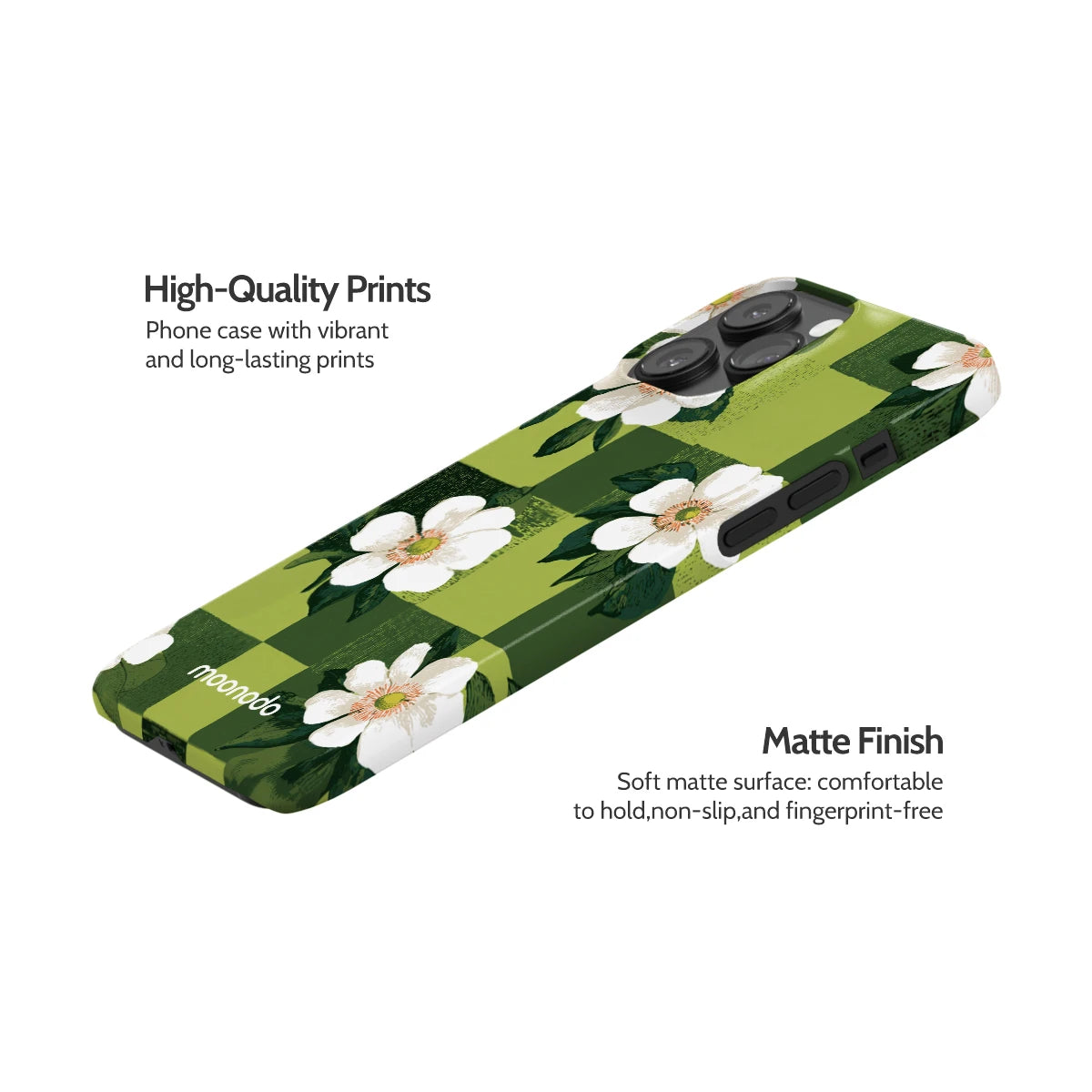 Emerald Bloom - iPhone 14 Pro Max Case