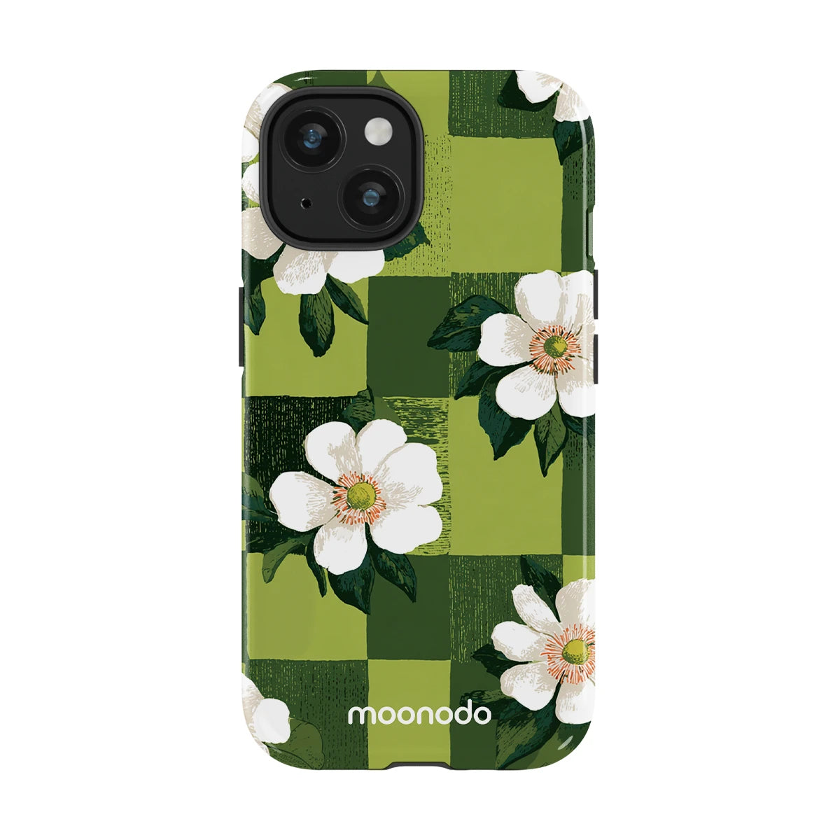 Emerald Bloom - iPhone 15 Case