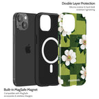Emerald Bloom - iPhone 15 Case