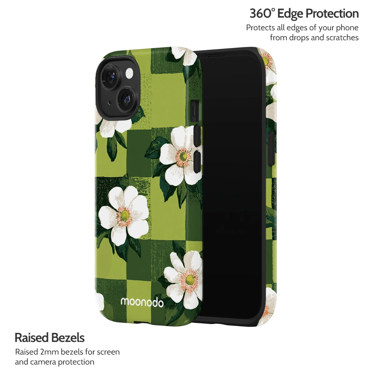 Emerald Bloom - iPhone 15 Case