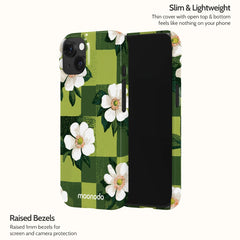 Emerald Bloom - iPhone 15 Case