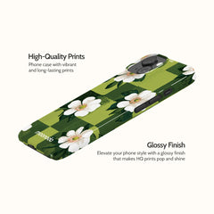 Emerald Bloom - iPhone 15 Case