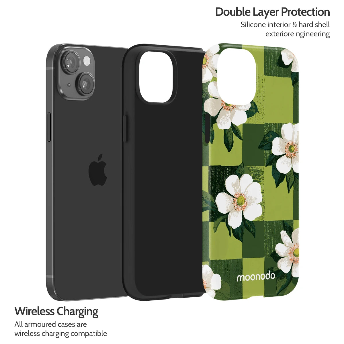 Emerald Bloom - iPhone 15 Plus Case