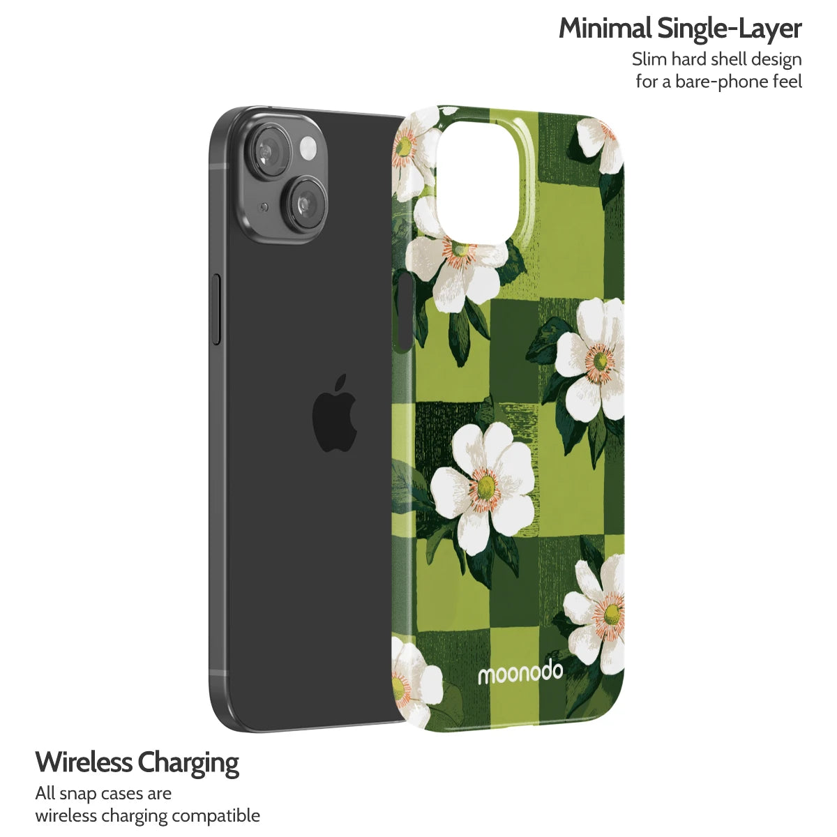 Emerald Bloom - iPhone 15 Plus Case
