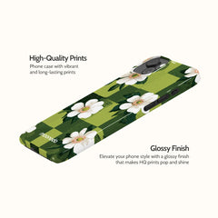 Emerald Bloom - iPhone 15 Plus Case