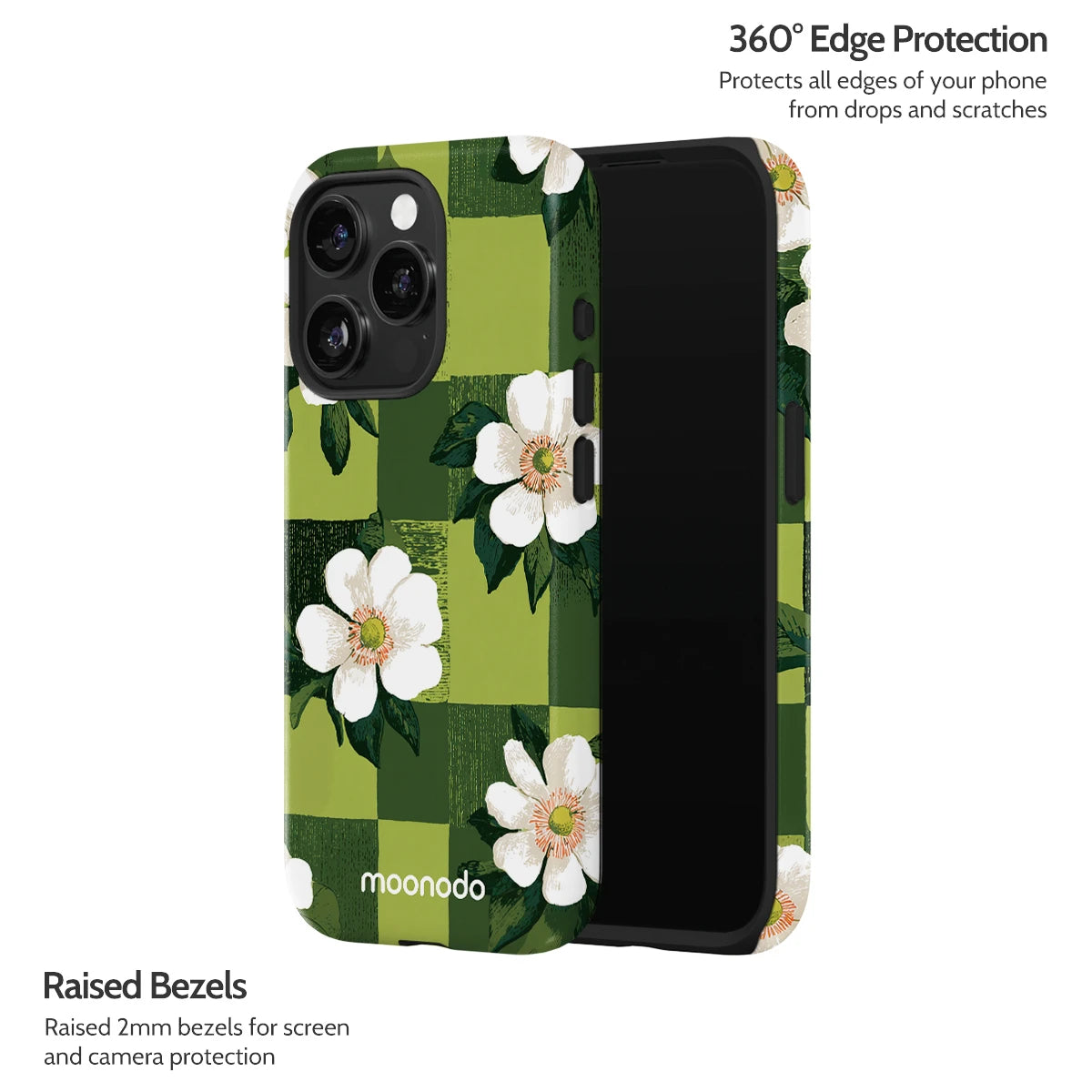 Emerald Bloom - iPhone 15 Pro Case