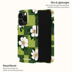 Emerald Bloom - iPhone 15 Pro Case