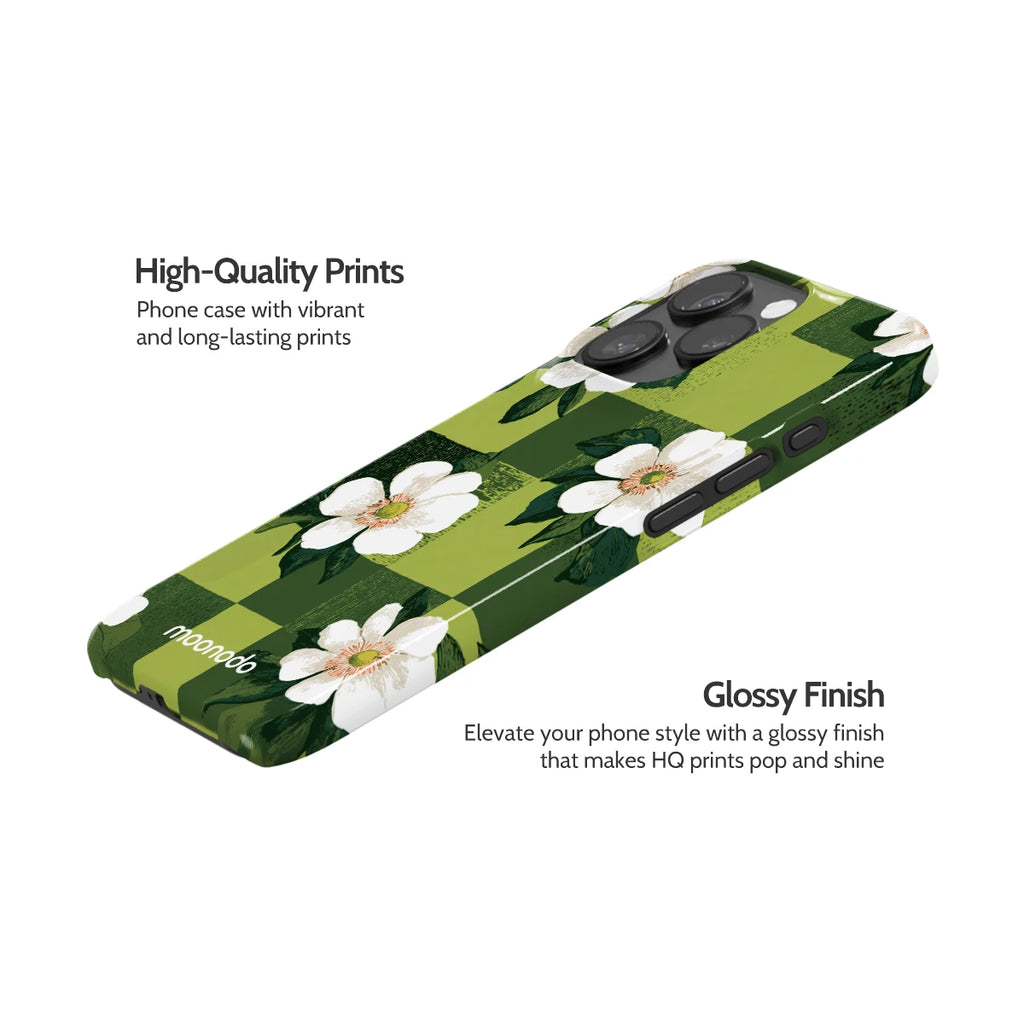 Emerald Bloom - iPhone 15 Pro Case
