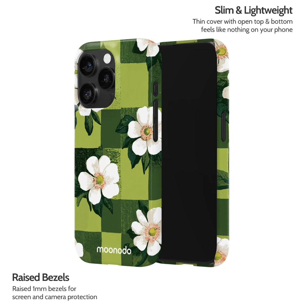 Emerald Bloom - iPhone 15 Pro Case