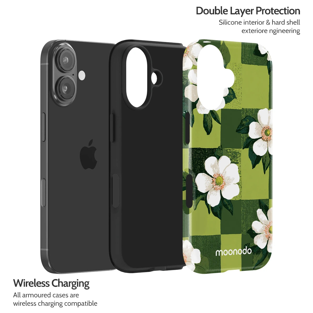 Emerald Bloom - iPhone 16 Case