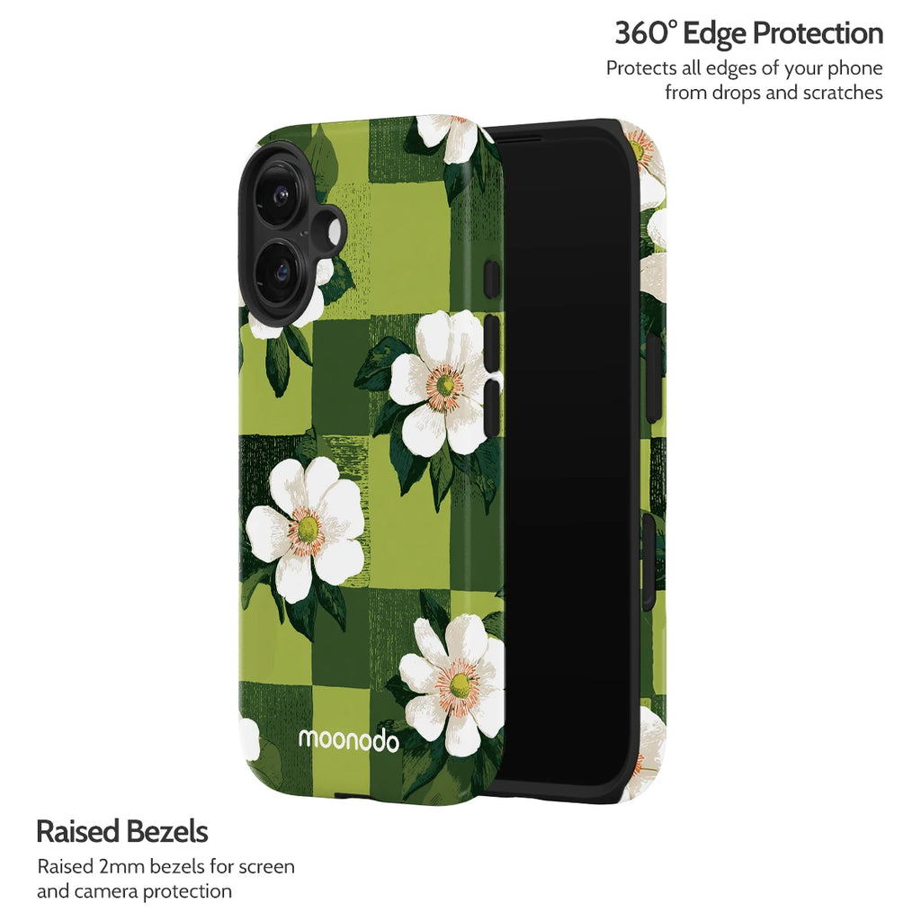 Emerald Bloom - iPhone 16 Case