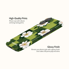 Emerald Bloom - iPhone 16 Case