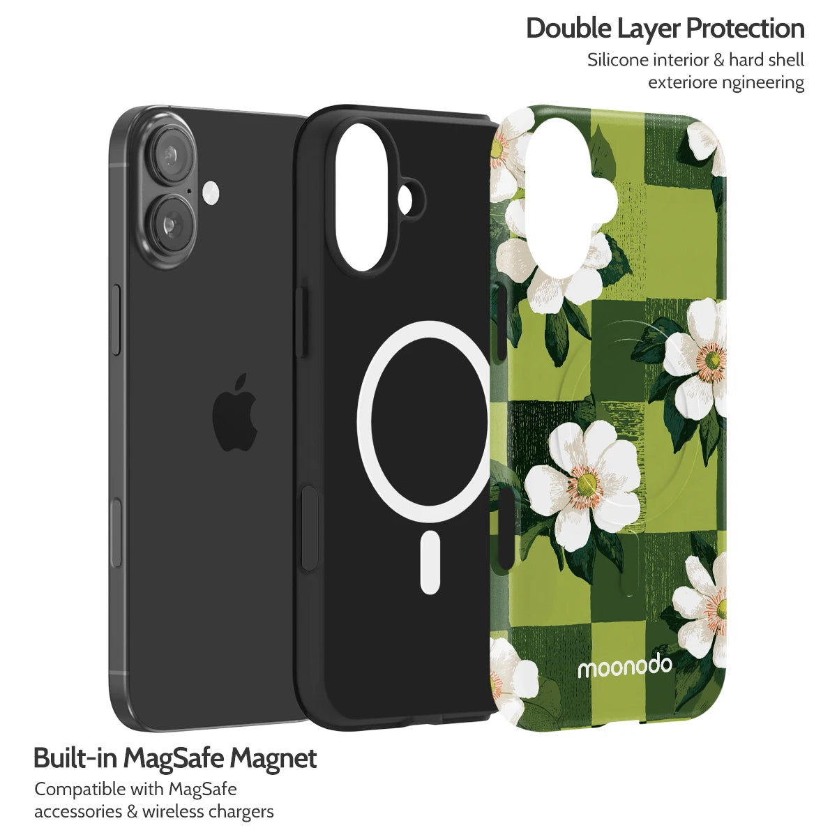 Emerald Bloom - iPhone 16 Plus Case