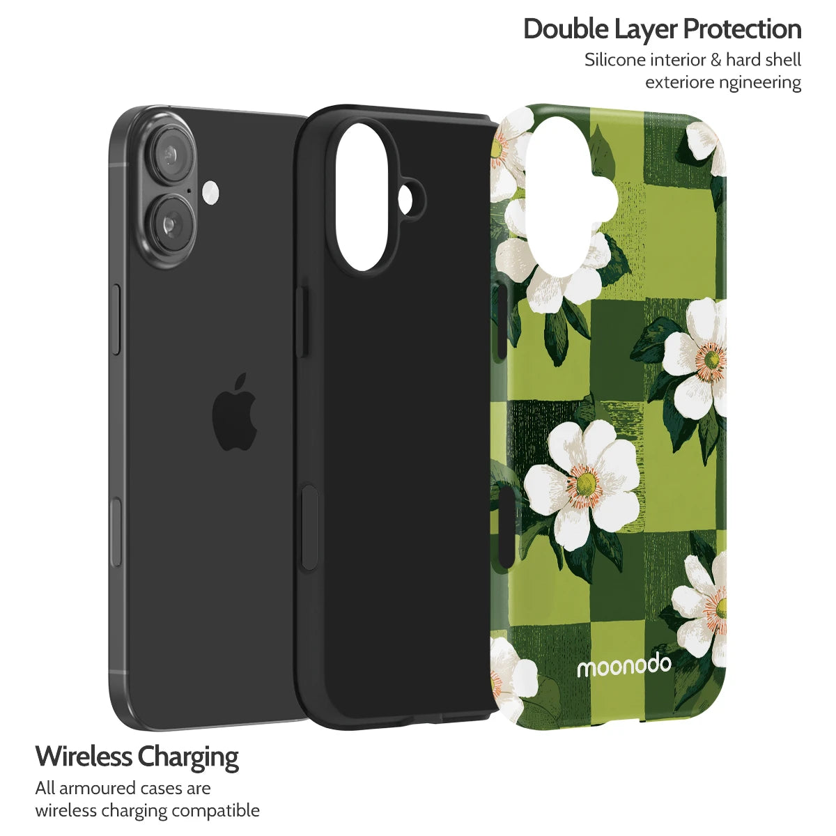 Emerald Bloom - iPhone 16 Plus Case