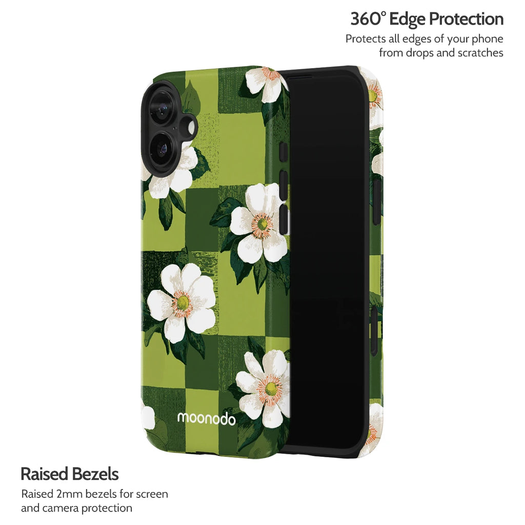 Emerald Bloom - iPhone 16 Plus Case