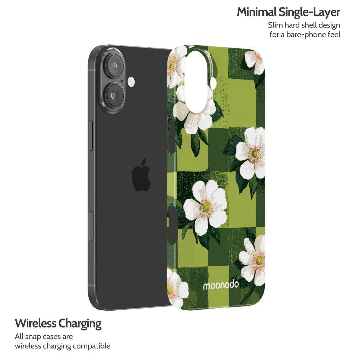 Emerald Bloom - iPhone 16 Plus Case
