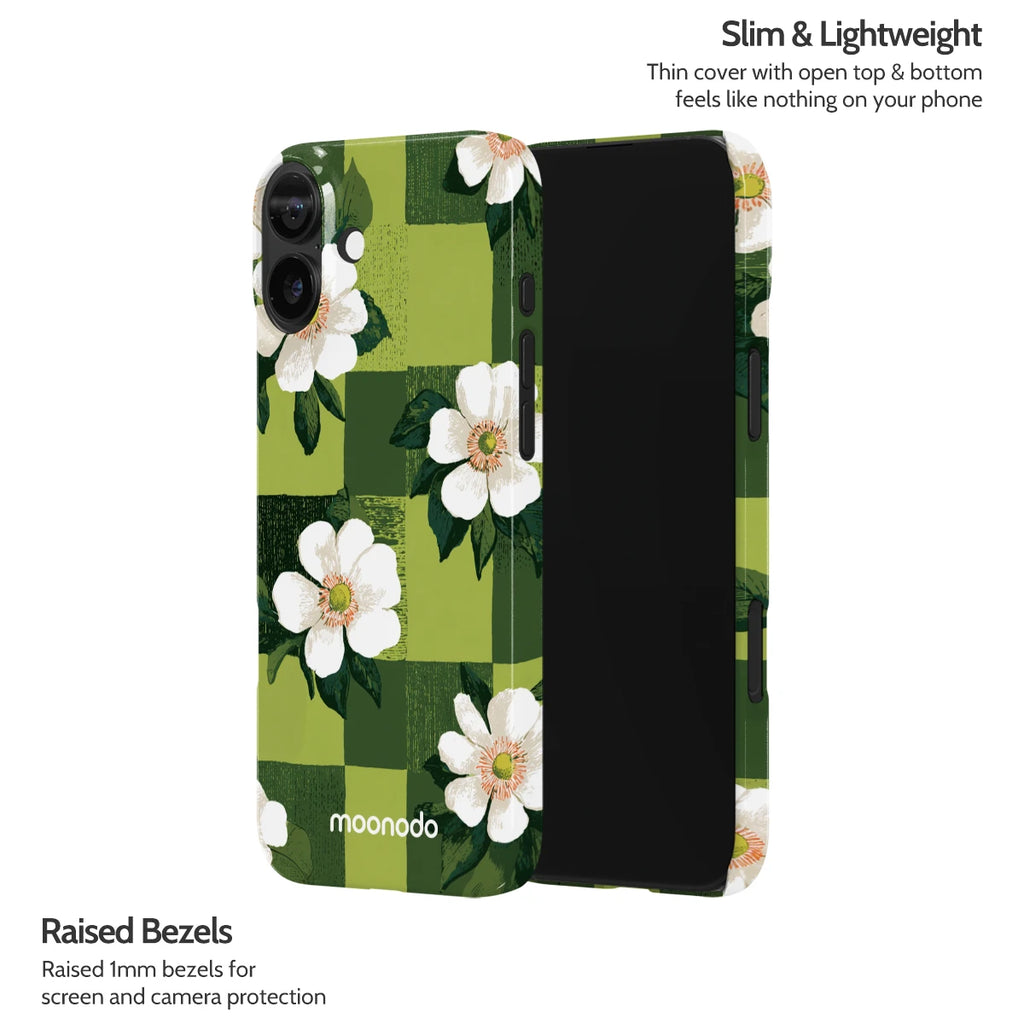 Emerald Bloom - iPhone 16 Plus Case