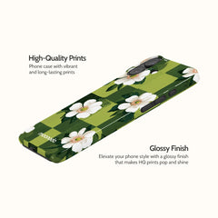 Emerald Bloom - iPhone 16 Plus Case