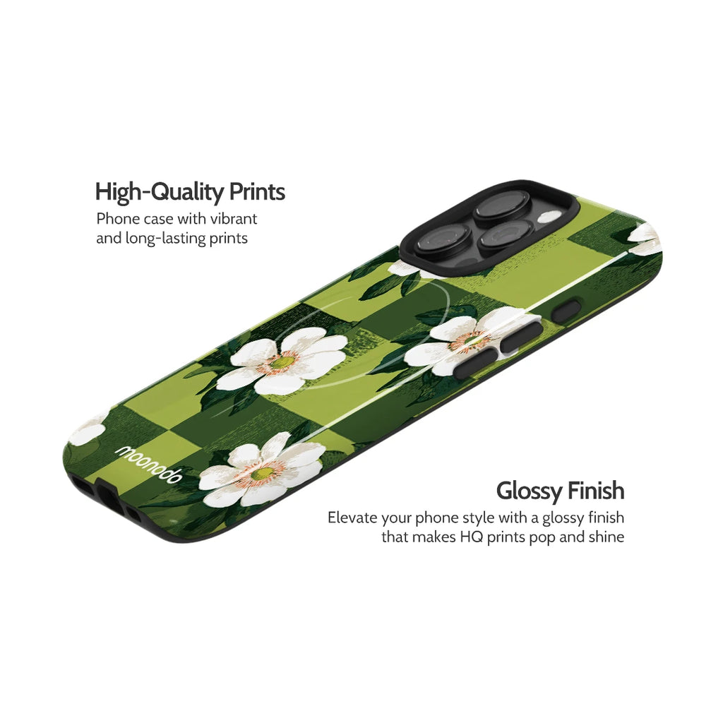 Emerald Bloom - iPhone 16 Pro Case