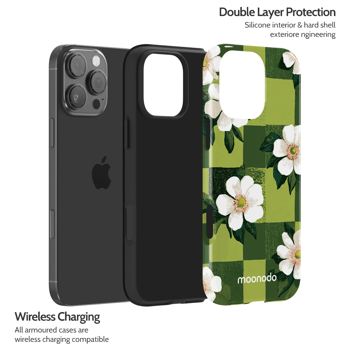 Emerald Bloom - iPhone 16 Pro Max Case