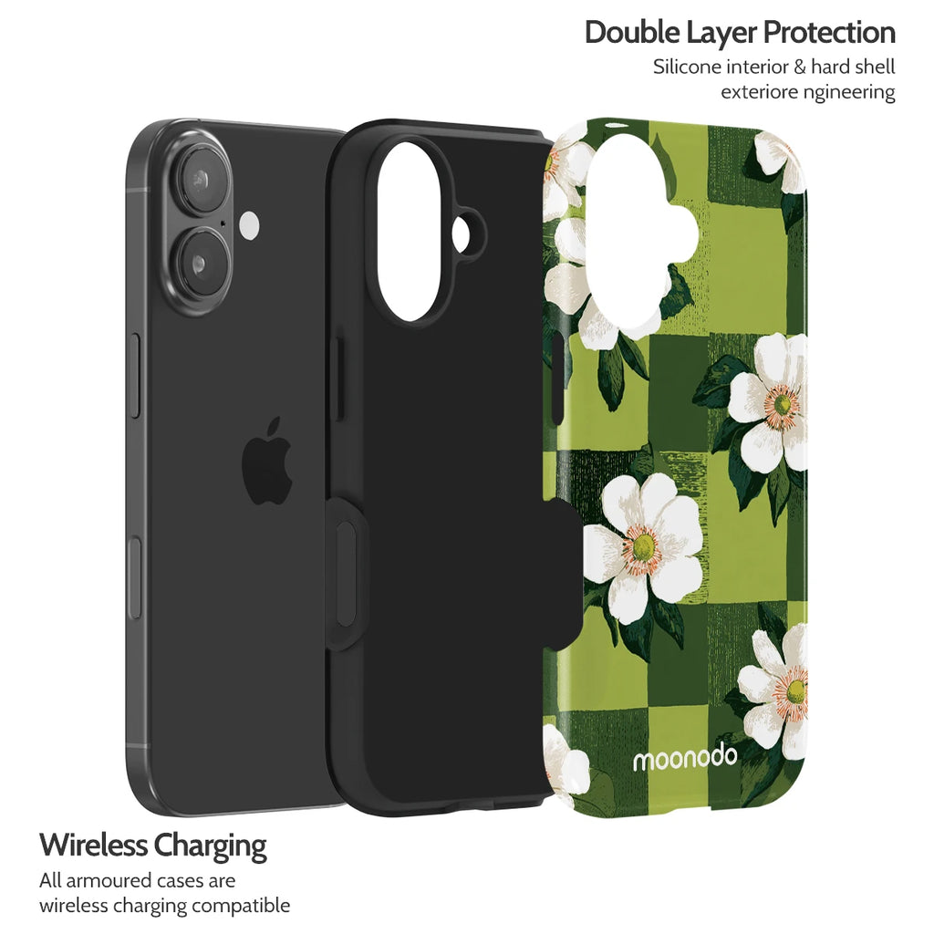 Emerald Bloom - iPhone 17 Case
