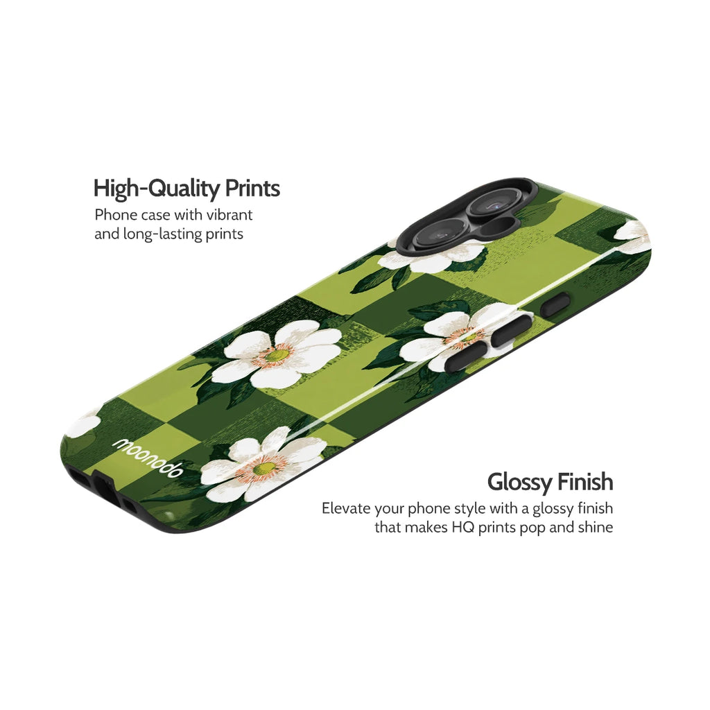 Emerald Bloom - iPhone 17 Case