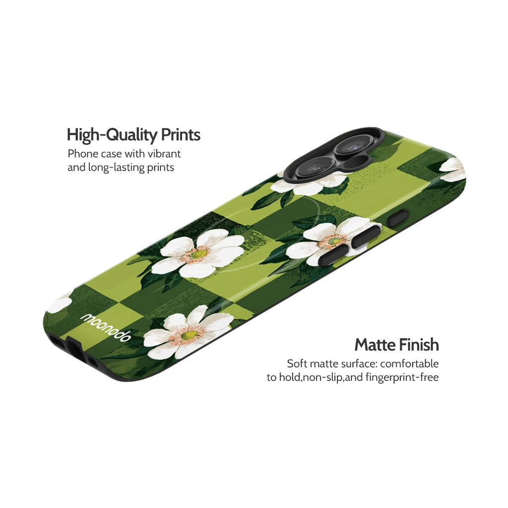 Emerald Bloom - iPhone 17 Case