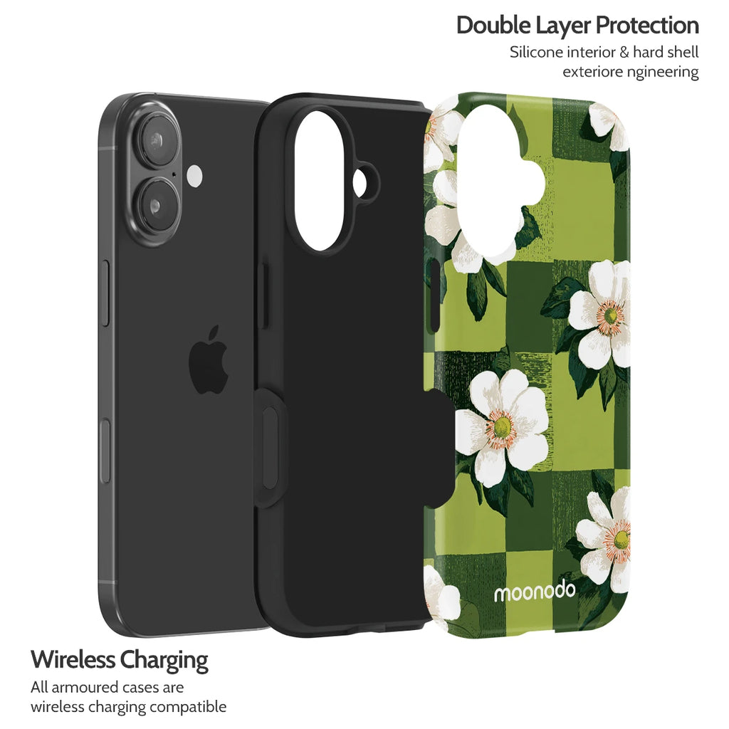 Emerald Bloom - iPhone 17 Case