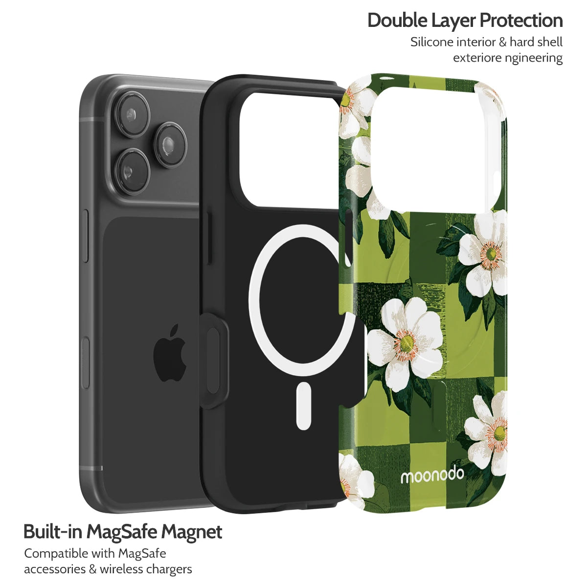 Emerald Bloom - iPhone 17 Pro Case