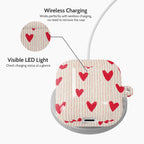 Crimson Pulse - AirPods 1 & 2 Case